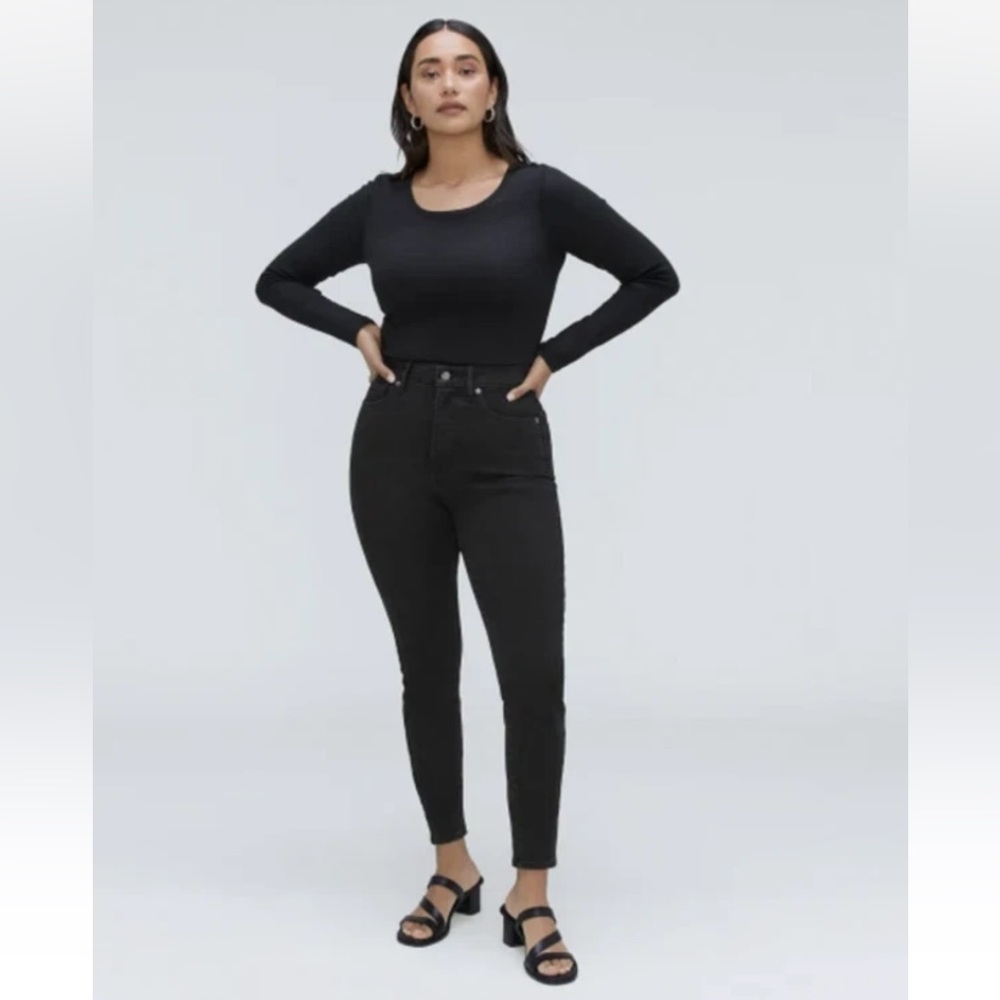 Everlane The Curvy High-Rise Black Skinny Jeans Women’s Size 29